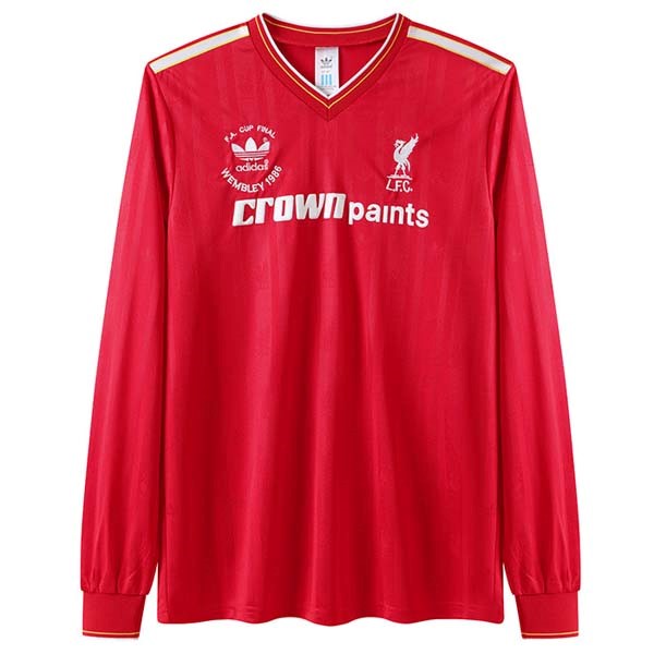 Tailandia Camiseta Liverpool 1st ML Retro 1985/86